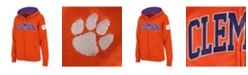 Colosseum Women's Stadium Athletic Orange Clemson Tigers Arched Name Full-Zip Hoodie